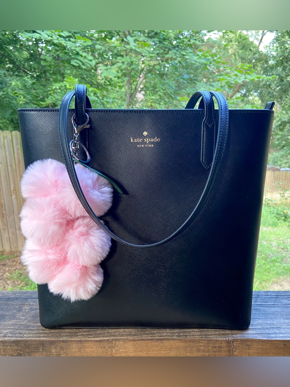 Kate Spade Black Leather Kerri Tote - Medium Work Shoulder Bag- Corporate Chic